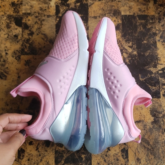 Nike Air Max 270 Extreme (GS) Pink Metallic Silver - Picture 6 of 16